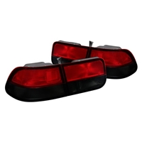 1996 - 1998 Honda Civic 2Dr OEM Style Tail Lights - Red/Smoke