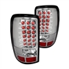 2000 - 2006 Chevy Tahoe (Lift Gate) LED Tail Lights - Chrome