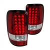 2000 - 2006 Chevy Tahoe (Lift Gate) LED Tail Lights - Red
