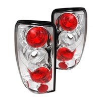 2000 - 2006 Chevy Tahoe (Lift Gate) Euro Style Tail Lights - Chrome