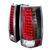 2007 - 2014 Chevy Tahoe LED Tail Lights - Black