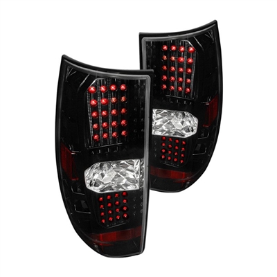 2007 - 2014 Chevy Tahoe LED Tail Lights - Black