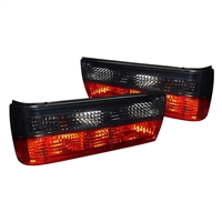 1988 - 1991 BMW 3-Series E30 OEM Style Tail Lights - Red/Smoke