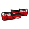 1988 - 1994 BMW 7-Series E32 OEM Style Tail Lights - Red/Clear