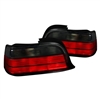 1992 - 1998 BMW 3-Series E36 2Dr Euro Style Tail Lights - Red/Smoke