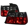 1992 - 1998 BMW 3-Series E36 4Dr Euro Style Tail Lights - Red/Smoke