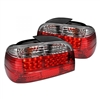 1995 - 2001 BMW 7-Series E38 LED Light Bar Tail Lights - Red/Clear