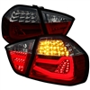 2006 - 2008 BMW 3-Series E90 LED Light Bar Tail Lights - Red/Smoke