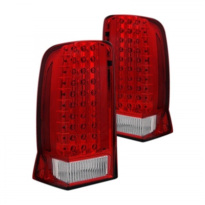 2002 - 2006 Cadillac Escalade LED Tail Lights - Red