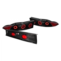 1995 - 1999 Mitsubishi Eclipse LED Tail Lights - Black