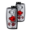 1997 - 2002 Ford Expedition Euro Style Tail Lights - Chrome