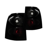 2002 - 2005 Ford Explorer 4Dr Euro Style Tail Lights - Black/Smoke