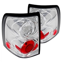 2002 - 2005 Ford Explorer 4Dr Euro Style Tail Lights - Chrome