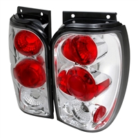 1998 - 2001 Ford Explorer Euro Style Tail Lights - Chrome