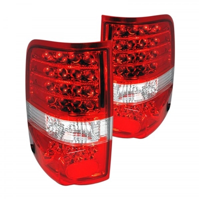2004 - 2008 Ford F-150 Styleside LED Tail Lights - Red