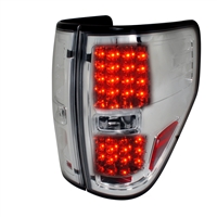 2009 - 2014 Ford F-150 LED Tail Lights - Chrome