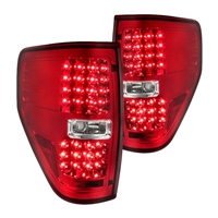 2009 - 2014 Ford F-150 LED Tail Lights - Red