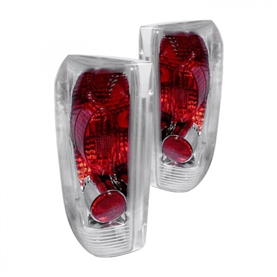 1987 - 1996 Ford F-150 Euro Style Tail Lights - Chrome