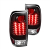 2005 - 2007 Ford Super Duty LED Tail Lights - Black
