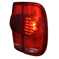 1999 - 2004 Ford Super Duty LED Tail Lights - Red