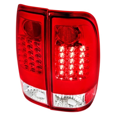 1999 - 2004 Ford Super Duty LED Tail Lights - Red