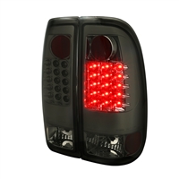 2008 - 2010 Ford Super Duty LED Tail Lights - Smoke