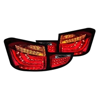 2012 - 2019 BMW 3-Series F30 LED Light Bar Tail Lights - Red/Smoke