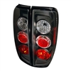 2005 - 2008 Nissan Frontier Euro Style Tail Lights - Black