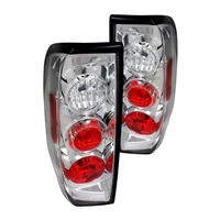 2005 - 2008 Nissan Frontier Euro Style Tail Lights - Chrome