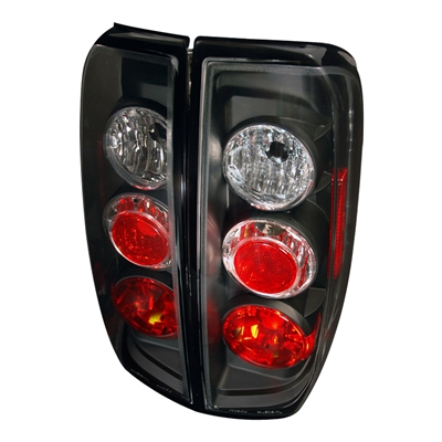 2009 - 2013 Nissan Frontier Euro Style Tail Lights - Black