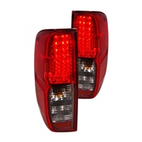 2009 - 2013 Nissan Frontier LED Tail Lights - Red/Smoke