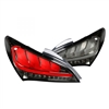2010 - 2012 Hyundai Genesis Coupe LED Light Bar Sequential Tail Lights - Smoke