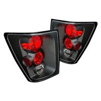 2005 - 2006 Jeep Grand Cherokee Euro Style Tail Lights - Black