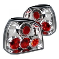 1993 - 1998 Volkswagen Golf LED Tail Lights - Chrome