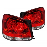 1998 - 2005 Lexus GS Series LED Tail Lights - Red