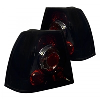 1999 - 2005 Volkswagen Jetta 4Dr Euro Style Tail Lights - Black/Smoke