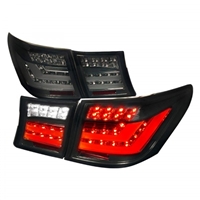 2007 - 2009 Lexus LS460 LED Light Bar Tail Lights - Smoke