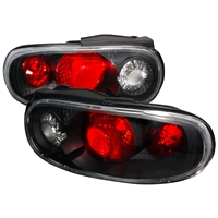 1990 - 1997 Mazda Miata Euro Style Tail Lights - Black