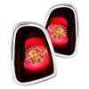 2007 - 2013 Mini Cooper HB LED Light Bar Tail Lights - Red/Smoke