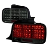 2005 - 2009 Ford Mustang Sequential LED Tail Lights - Smoke