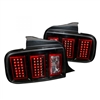 2005 - 2009 Ford Mustang LED Tail Lights - Black
