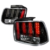 1999 - 2004 Ford Mustang LED Tail Lights - Black