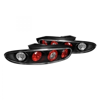 1992 - 1995 Mazda MX-3 Euro Style Tail Lights - Black