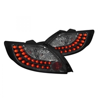 2011 - 2012 Mazda2 LED Tail Lights - Smoke