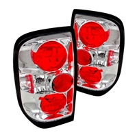 1996 - 1998 Nissan Pathfinder Euro Style Tail Lights - Chrome