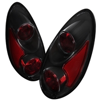 2001 - 2005 Chrysler PT Cruiser Euro Style Tail Lights - Black