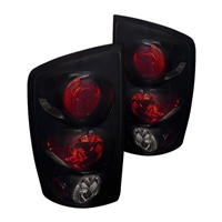 2002 - 2006 Dodge Ram 1500 Euro Style Tail Lights - Black/Smoke