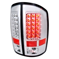 2002 - 2006 Dodge Ram 1500 LED Tail Lights - Chrome