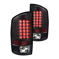 2002 - 2006 Dodge Ram 1500 LED Tail Lights - Black