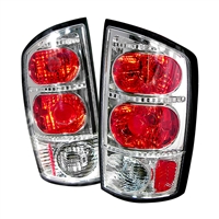 2002 - 2006 Dodge Ram 1500 Euro Style Tail Lights - Chrome